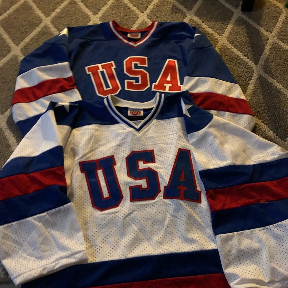 1980’s Team USA hockey replicas SZ L